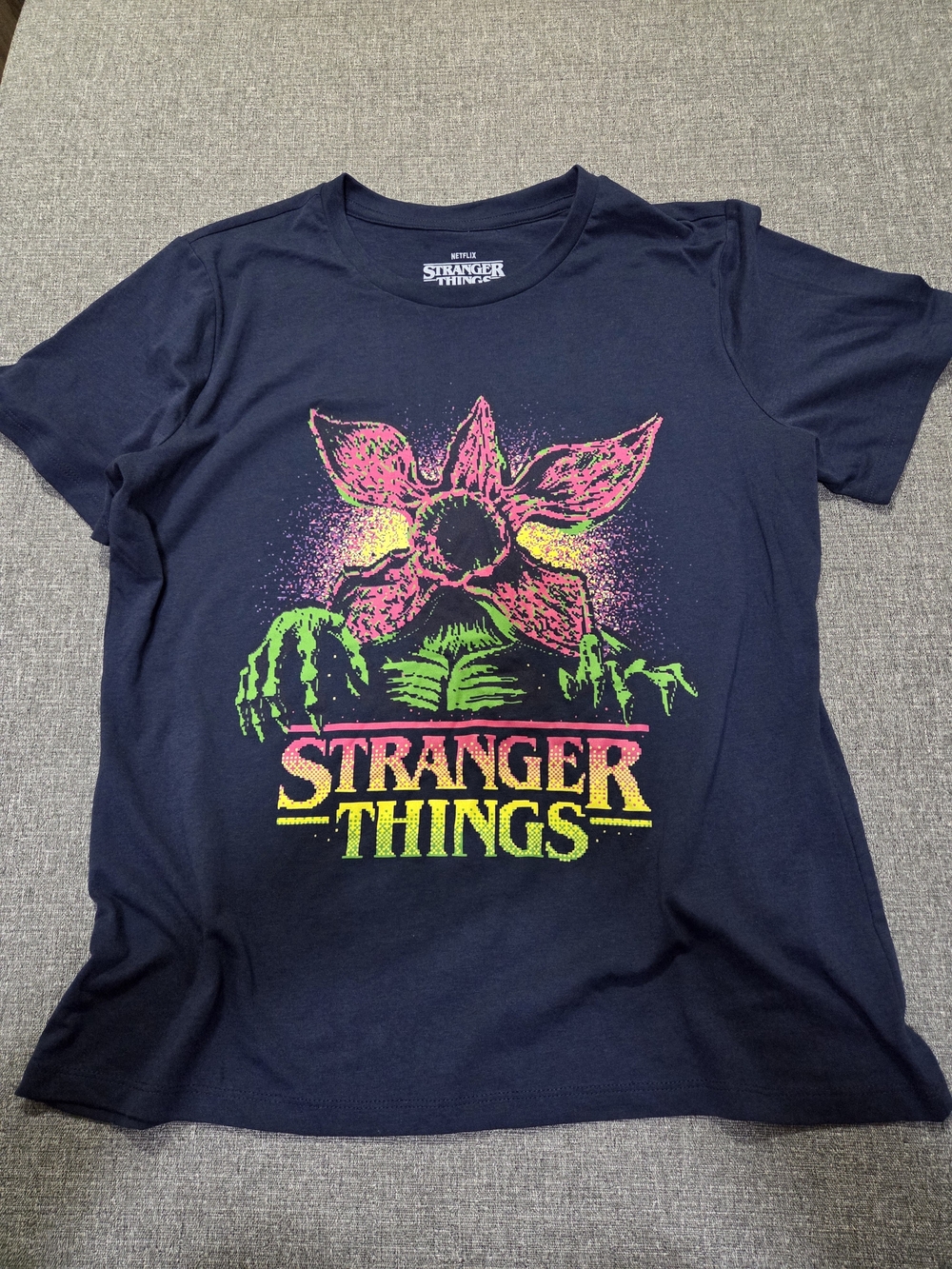 Netflix Stranger Things Graphic Tee - Navy